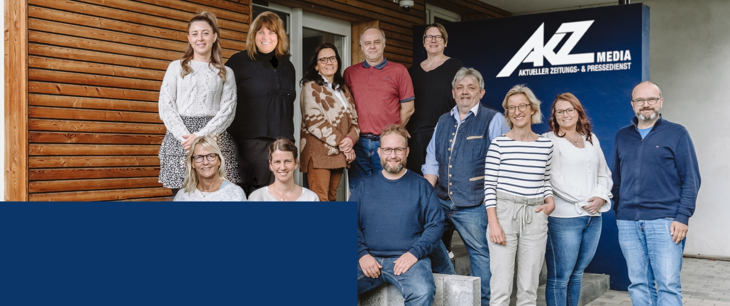 Team AkZ Media. Wir sind: Reichweitenstark – Redaktionell – Regional – Bundesweit